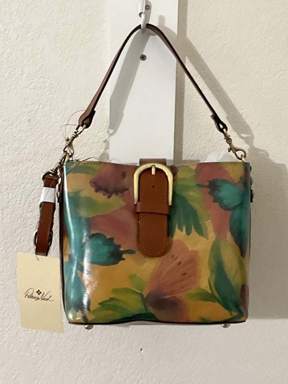 Patricia Nash Irving,genuine leather butterfly,watercolor, beautiful 🎁
